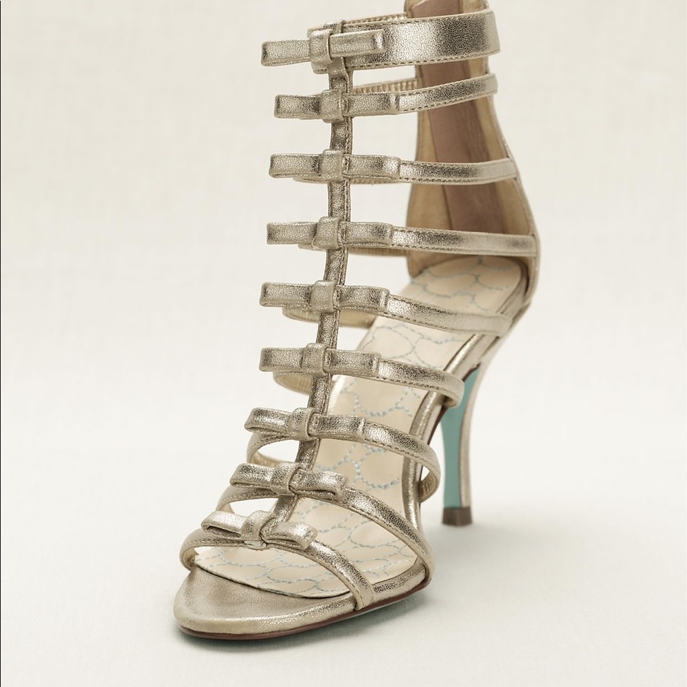 Blue By Betsey Johnson Multi Bow T Strap Sandal